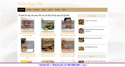 Desktop Screenshot of khoedepviet.com
